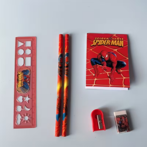 6-Piece Marvel Spider-Man Cartoon Stationery Set