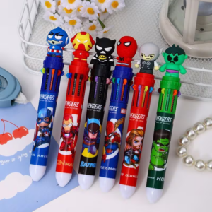 4pcs Marvel Avengers 10-Color Ballpoint Pens