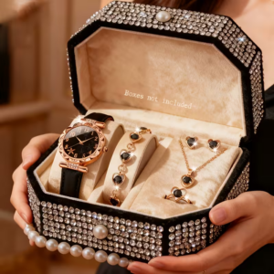6-Piece Women’s Watch & Jewelry Set